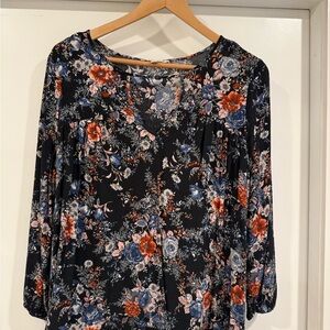 American Eagle Floral Boho Top
